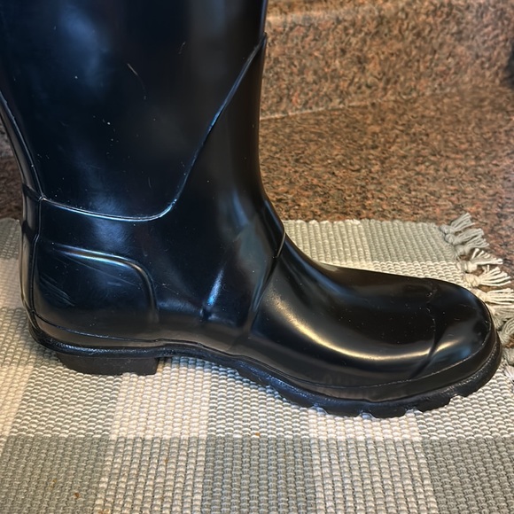 “HUNTER” Wellington Boots black size 7 warn once great condition.
